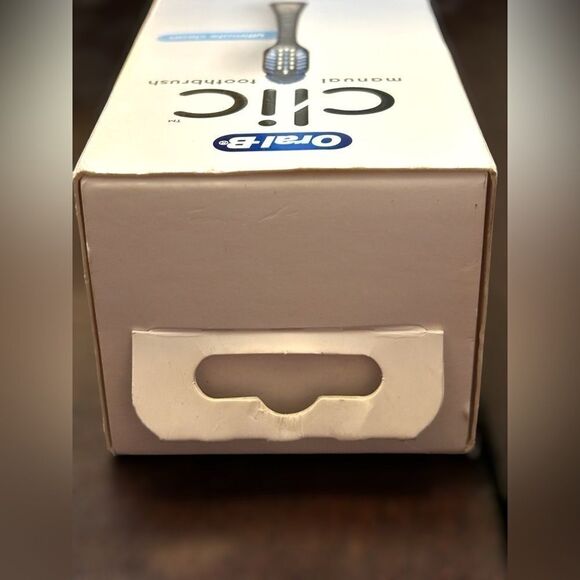 Oral B Clic Manual Toothbrush • Onyx Black Magnetic Toothbrush Holder • NIB - Picture 6 of 13